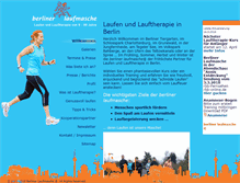 Tablet Screenshot of berliner-laufmasche.de